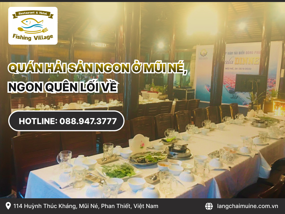 Quán hải sản ngon ở Mũi Né, ngon quên lối về